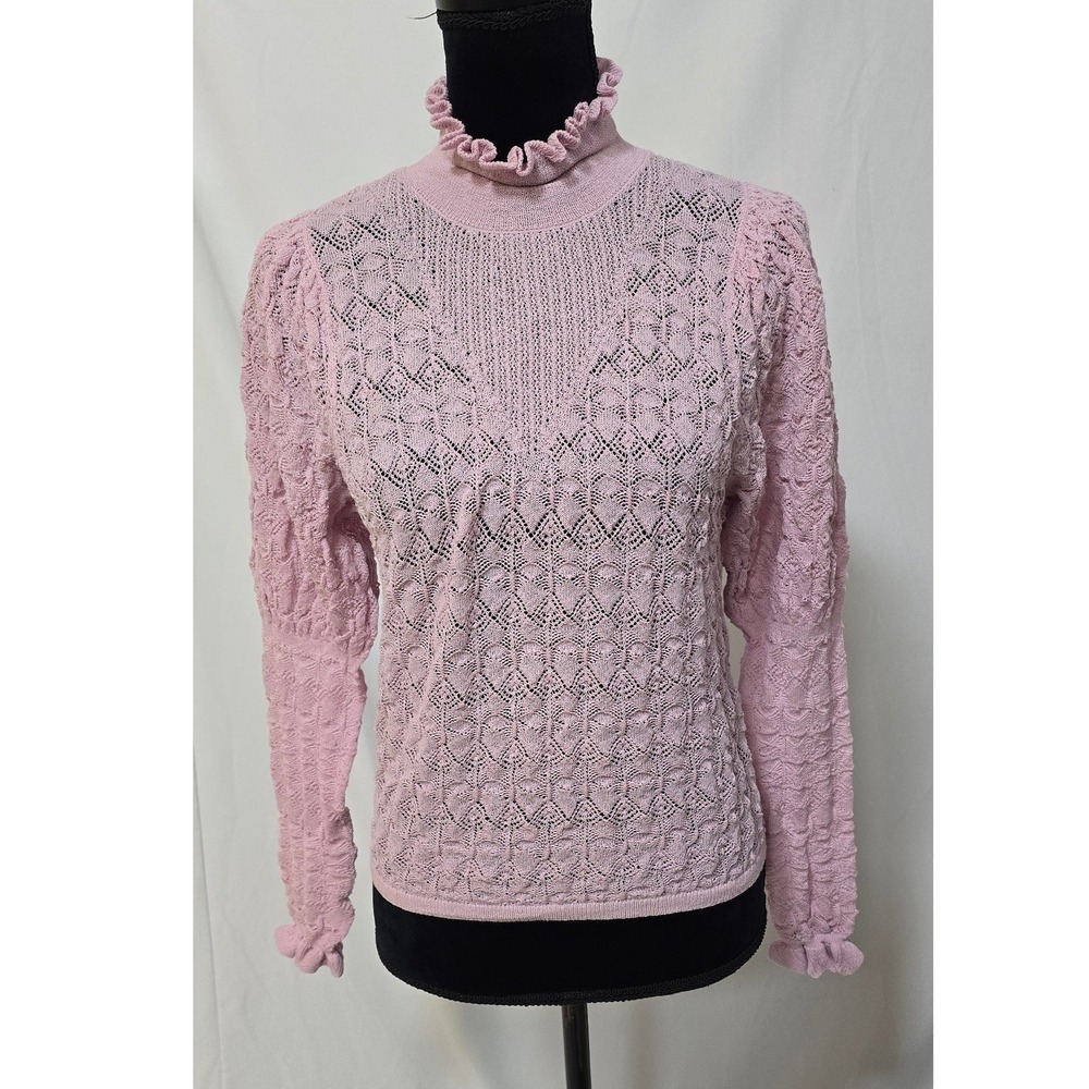 White House Black Market women S stitchy cropped mock neck knit sweater modest